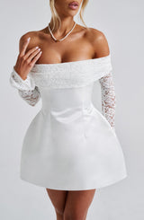 GEORGIANNA MINI DRESS - IVORY