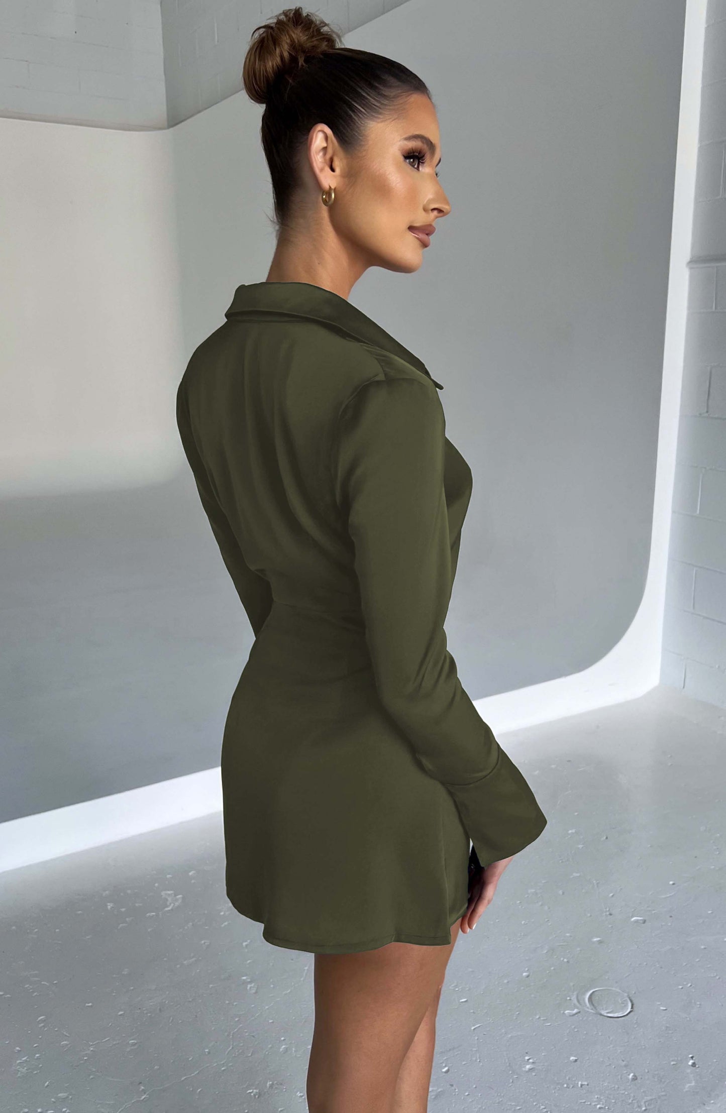 GIANNA MINI DRESS - KHAKI