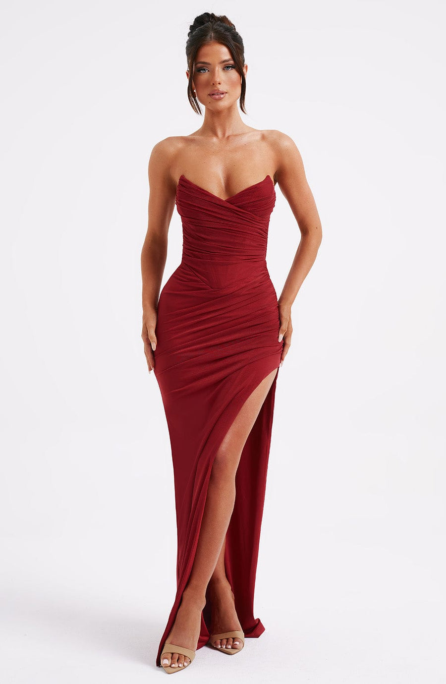 VESTIDO MAXI GIOVANNA - VINO