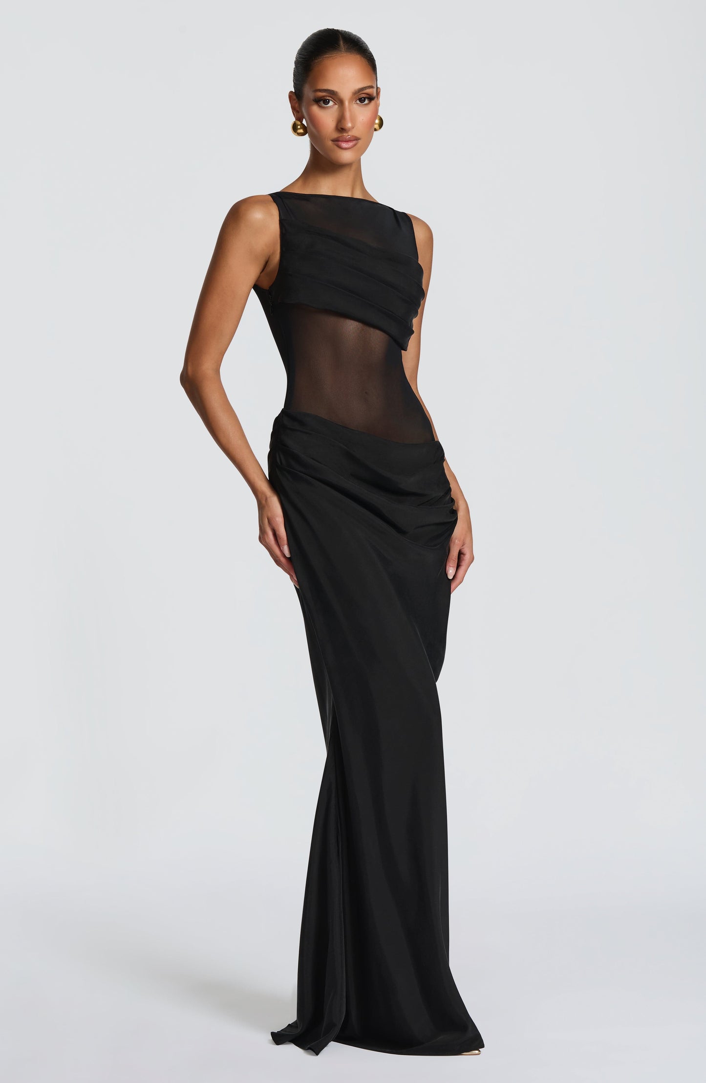 GRACELYN MAXI DRESS - BLACK