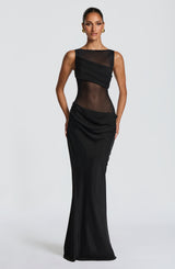 GRACELYN MAXI DRESS - BLACK
