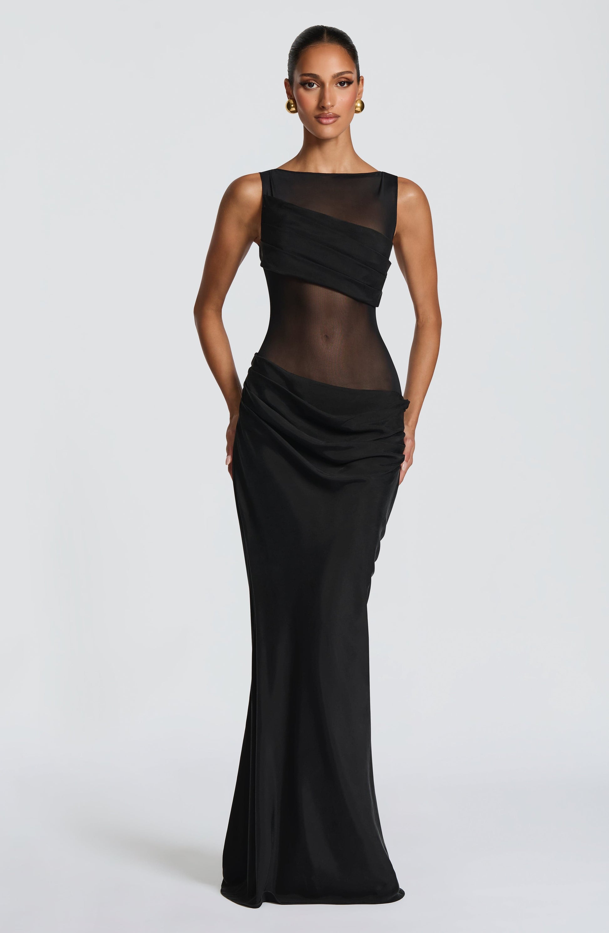 GRACELYN MAXI DRESS - BLACK