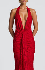 GUINEVERE MAXI DRESS - RED