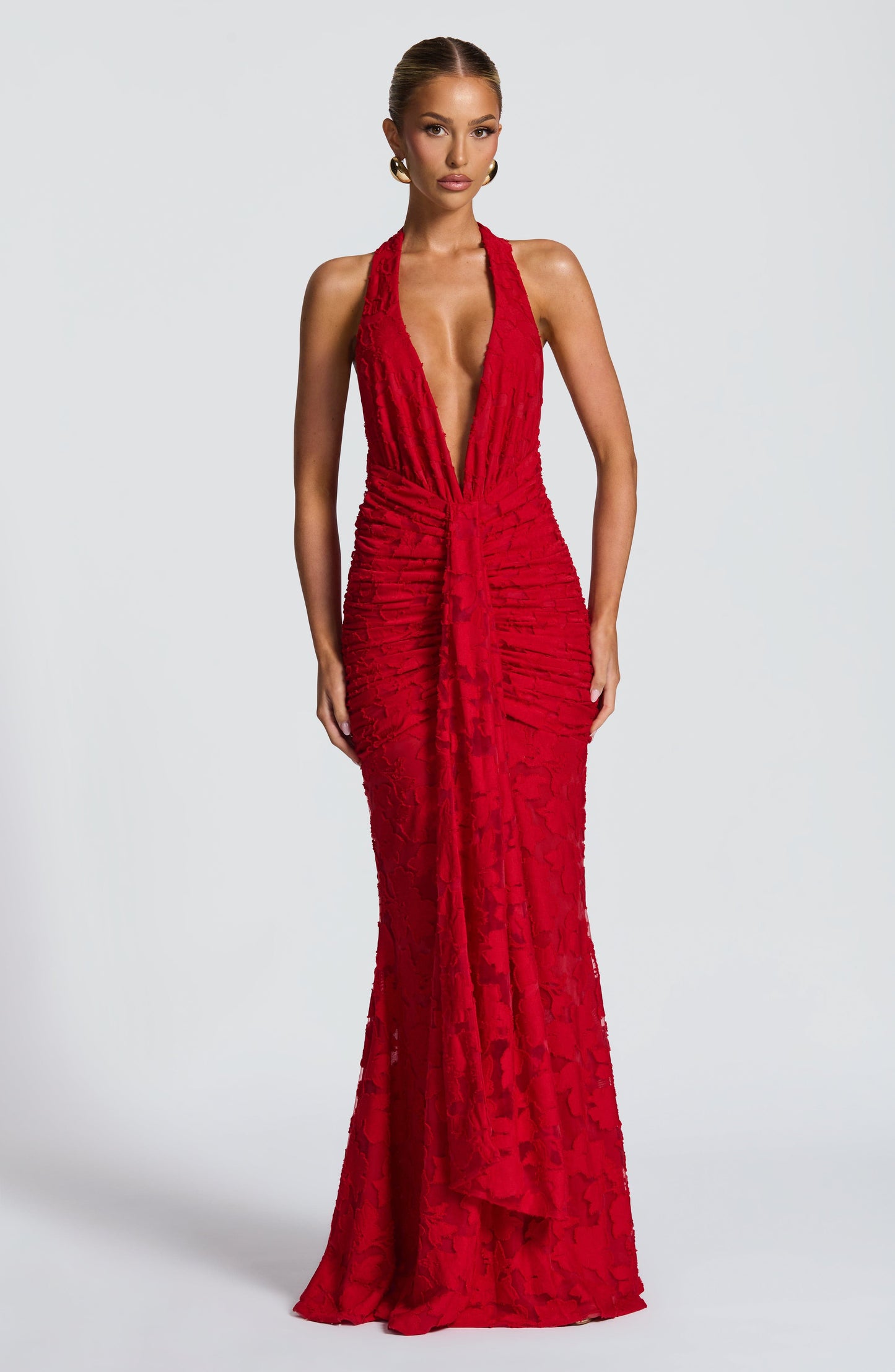 GUINEVERE MAXI DRESS - RED
