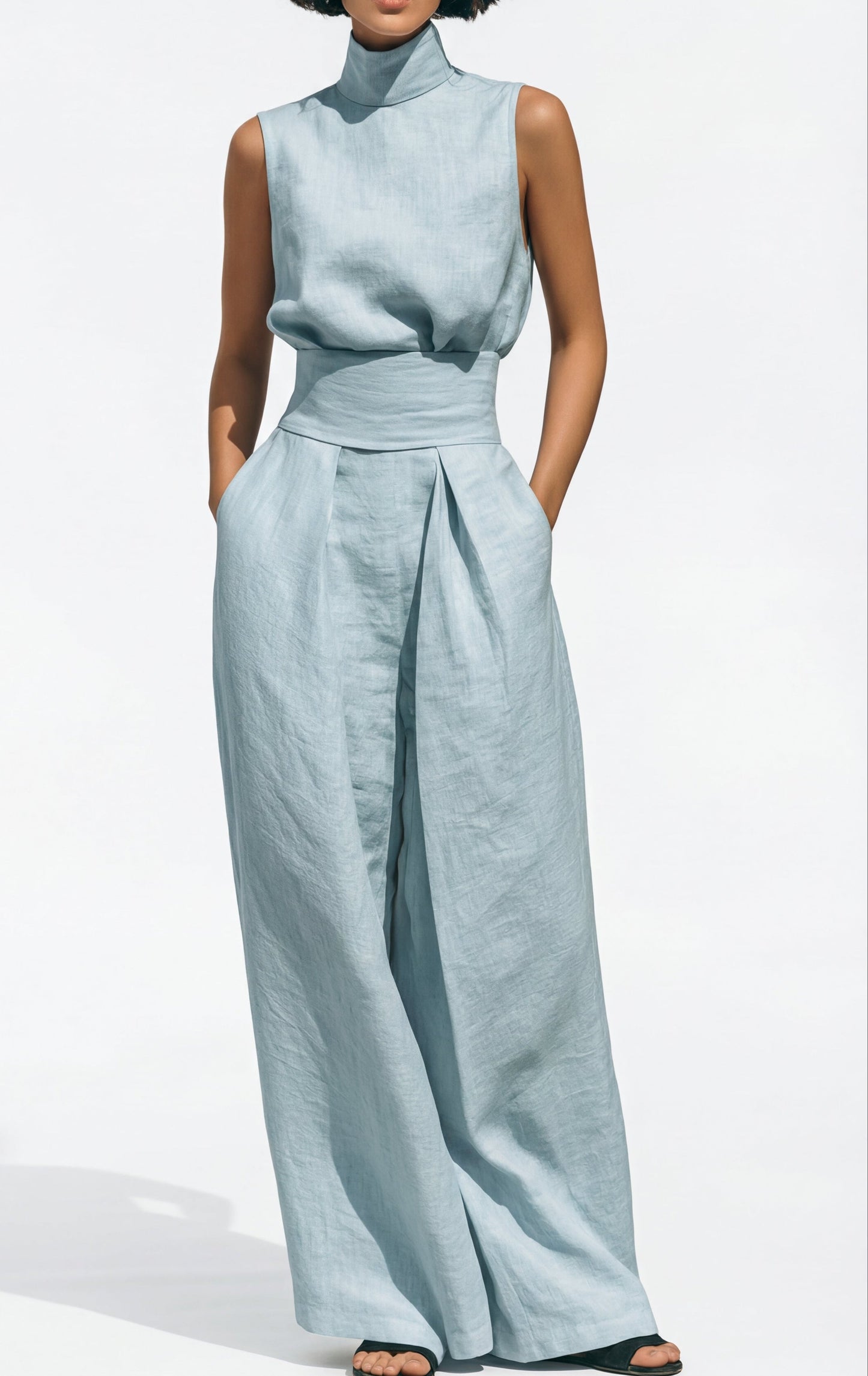 MARISSE™ - CONJUNTO MINIMALISTA DE LINO