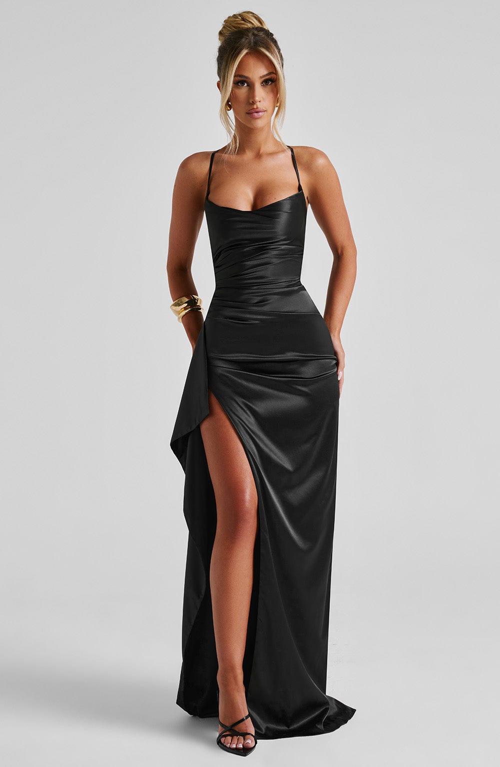 HELEN MAXI DRESS - BLACK