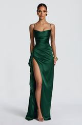 HELEN MAXI DRESS - EMERALD