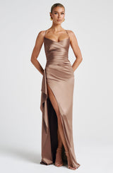 HELEN MAXI DRESS - HAZEL