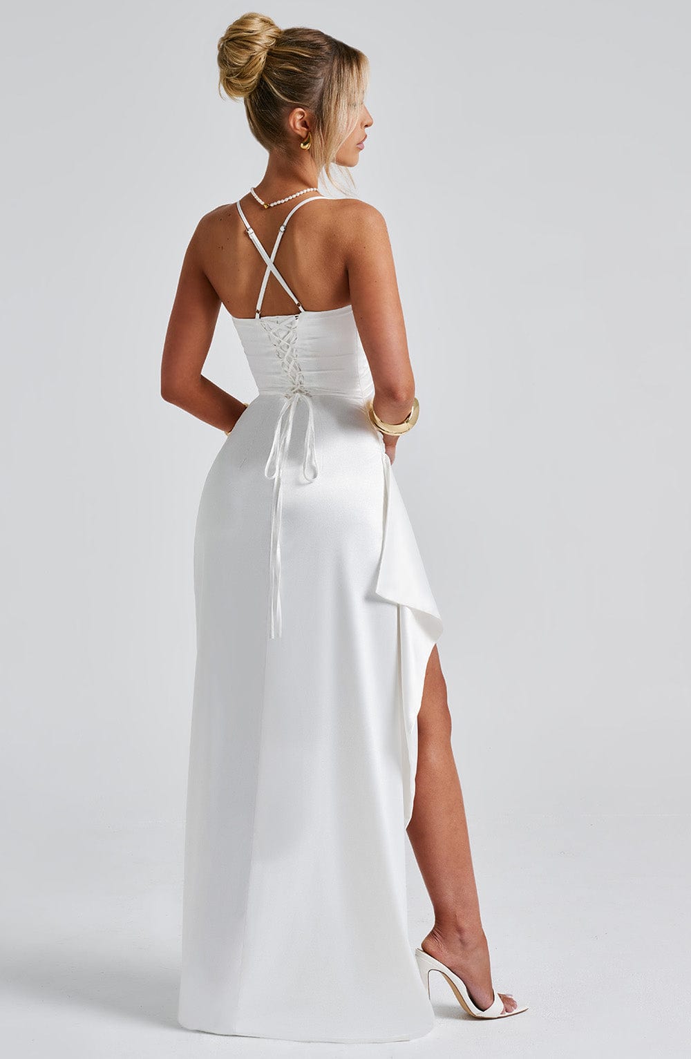 HELEN MAXI DRESS - IVORY