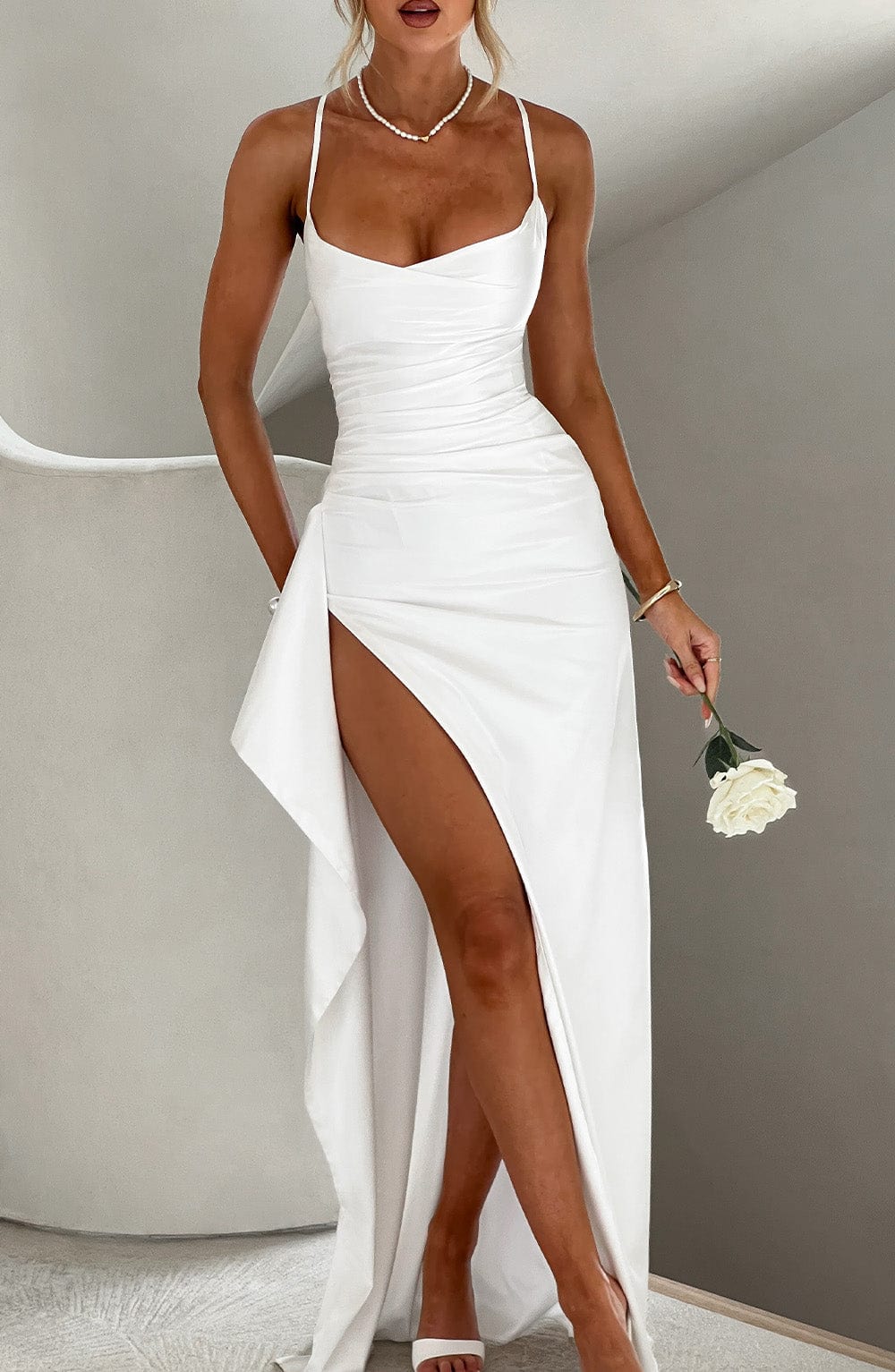 HELEN MAXI DRESS - IVORY
