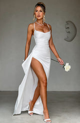 HELEN MAXI DRESS - IVORY