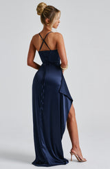 HELEN MAXI DRESS - NAVY