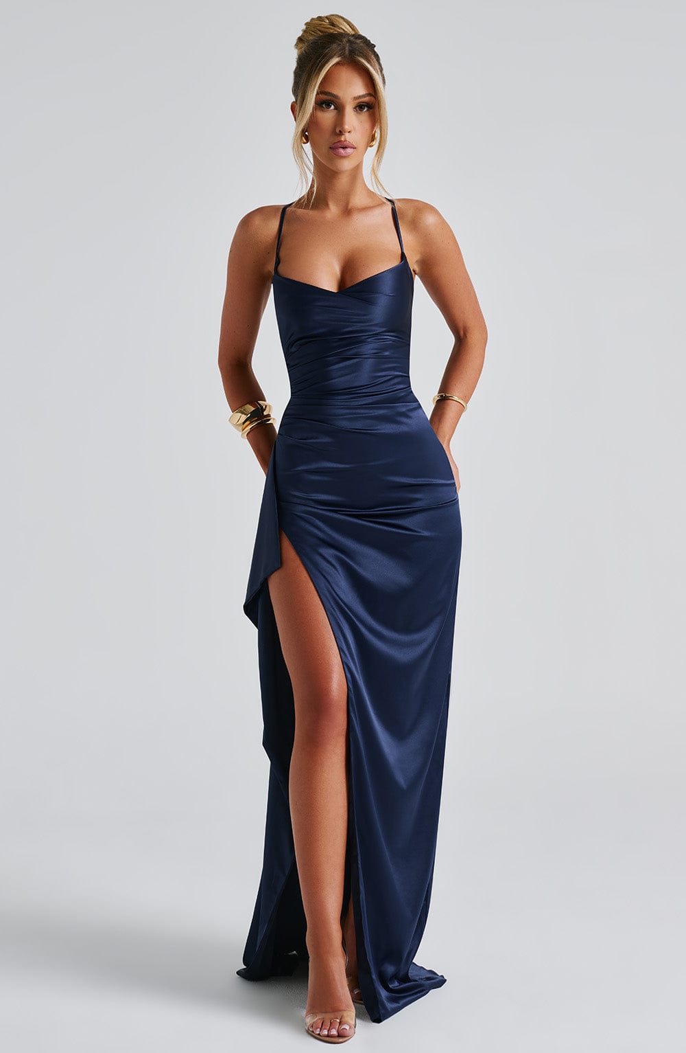HELEN MAXI DRESS - NAVY