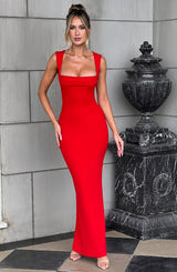 HELENA MAXI DRESS - RED
