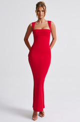 HELENA MAXI DRESS - RED