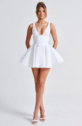 IMANI MINI DRESS - IVORY