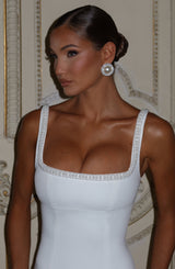 INES MIDAXI DRESS - IVORY