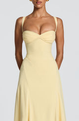 IRIE MAXI DRESS - LEMON