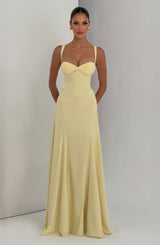IRIE MAXI DRESS - LEMON