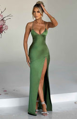 ISOBEL MAXI DRESS - EMERALD