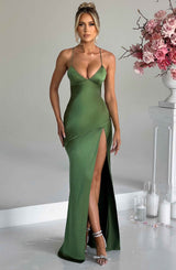 ISOBEL MAXI DRESS - EMERALD