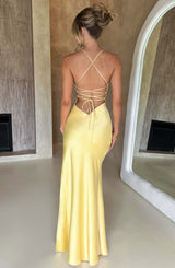 ISOBEL MAXI DRESS - LEMON
