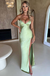 ISOBEL MAXI DRESS - SAGE