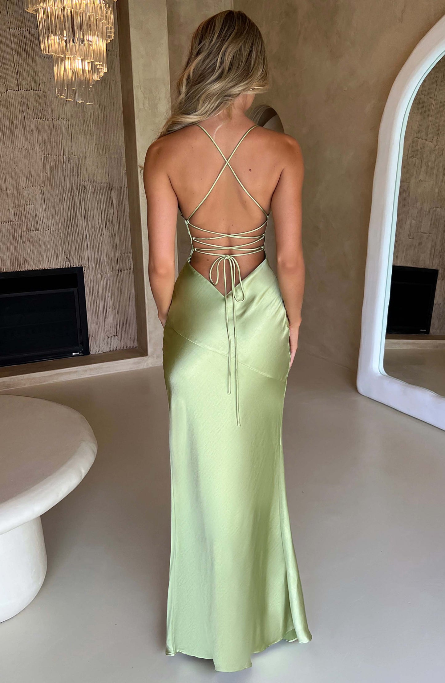 ISOBEL MAXI DRESS - SAGE