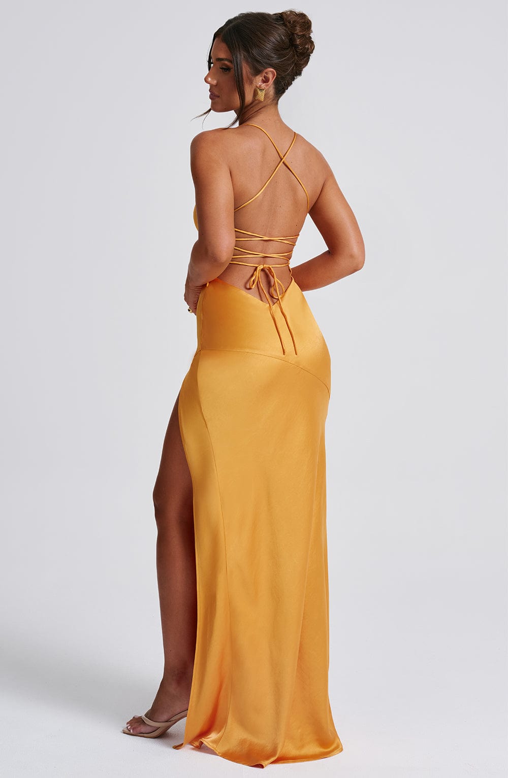 ISOBEL MAXI DRESS - TANGERINE
