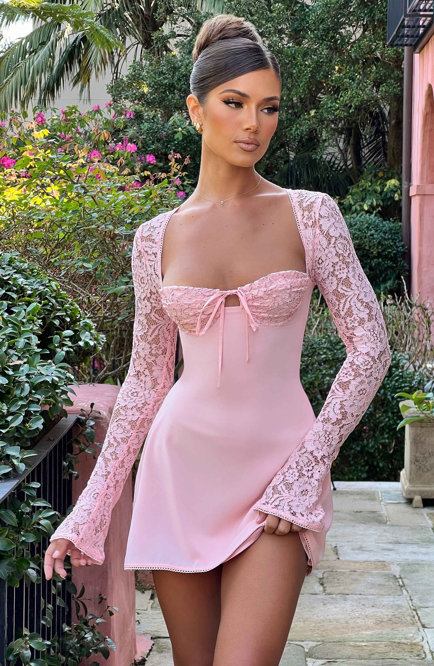 JACINTA MINI DRESS - BLUSH