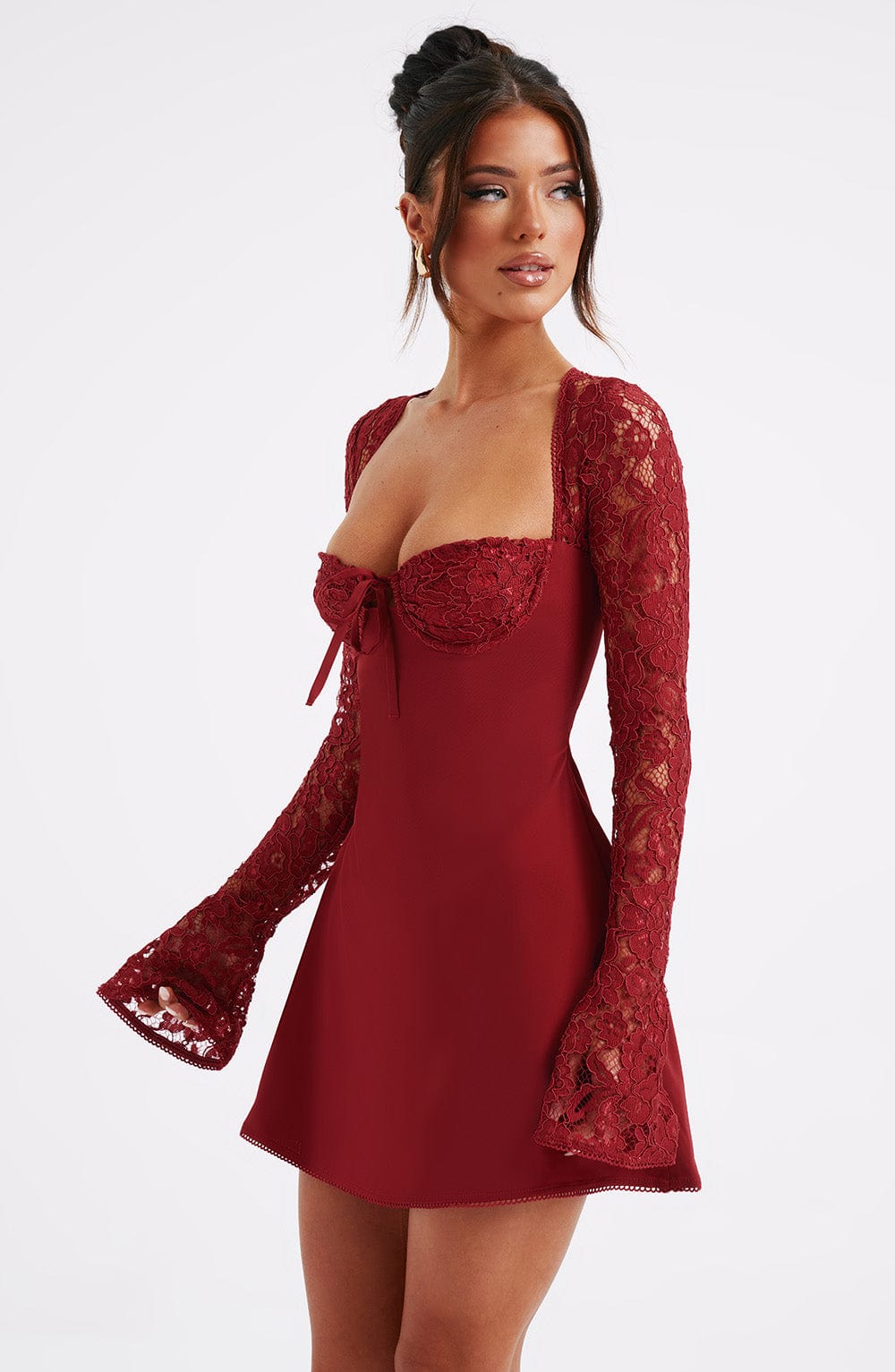 JACINTA MINI DRESS - RED