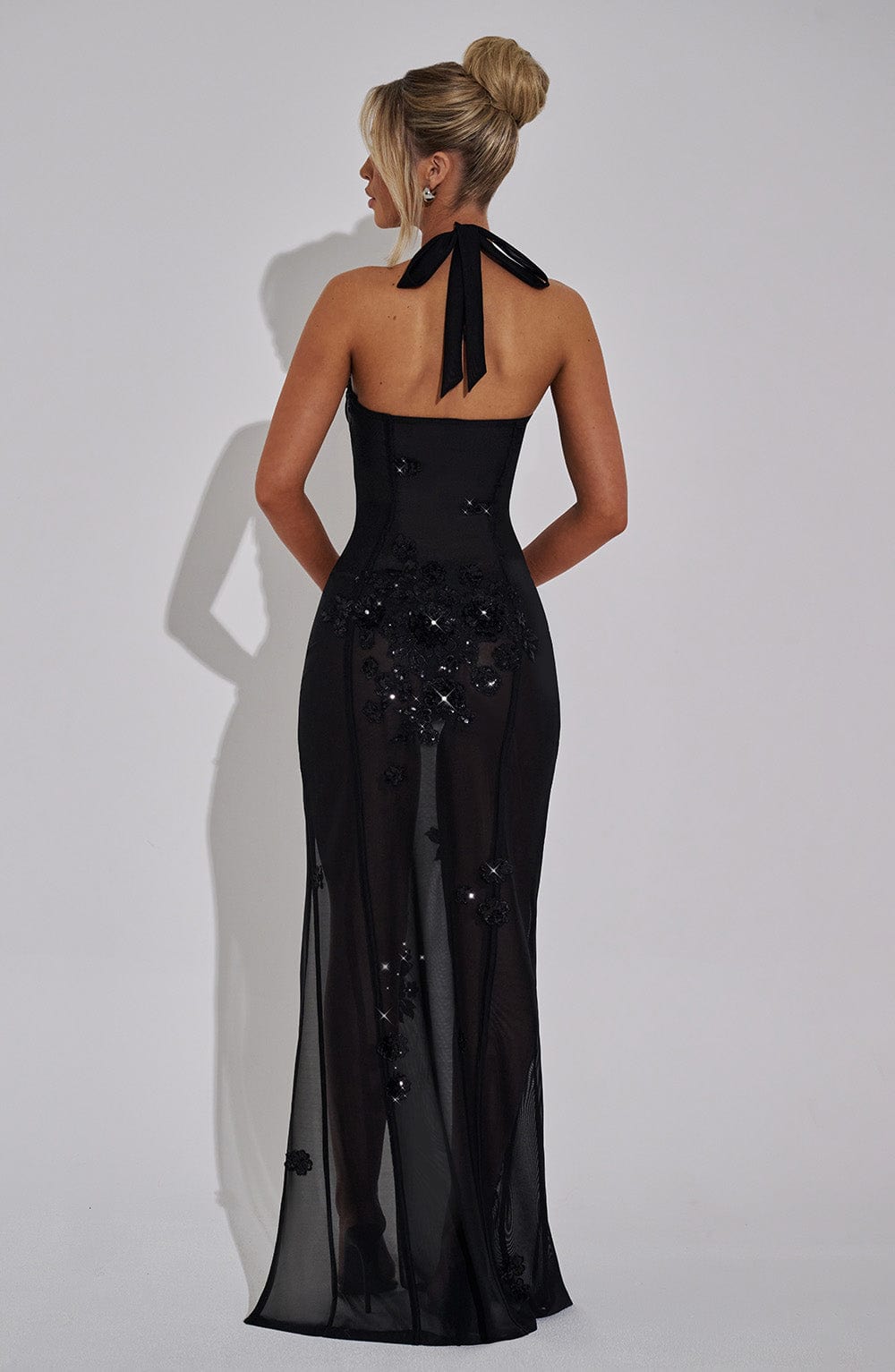 JACQUELINE MAXI DRESS - BLACK