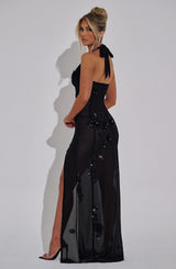 JACQUELINE MAXI DRESS - BLACK