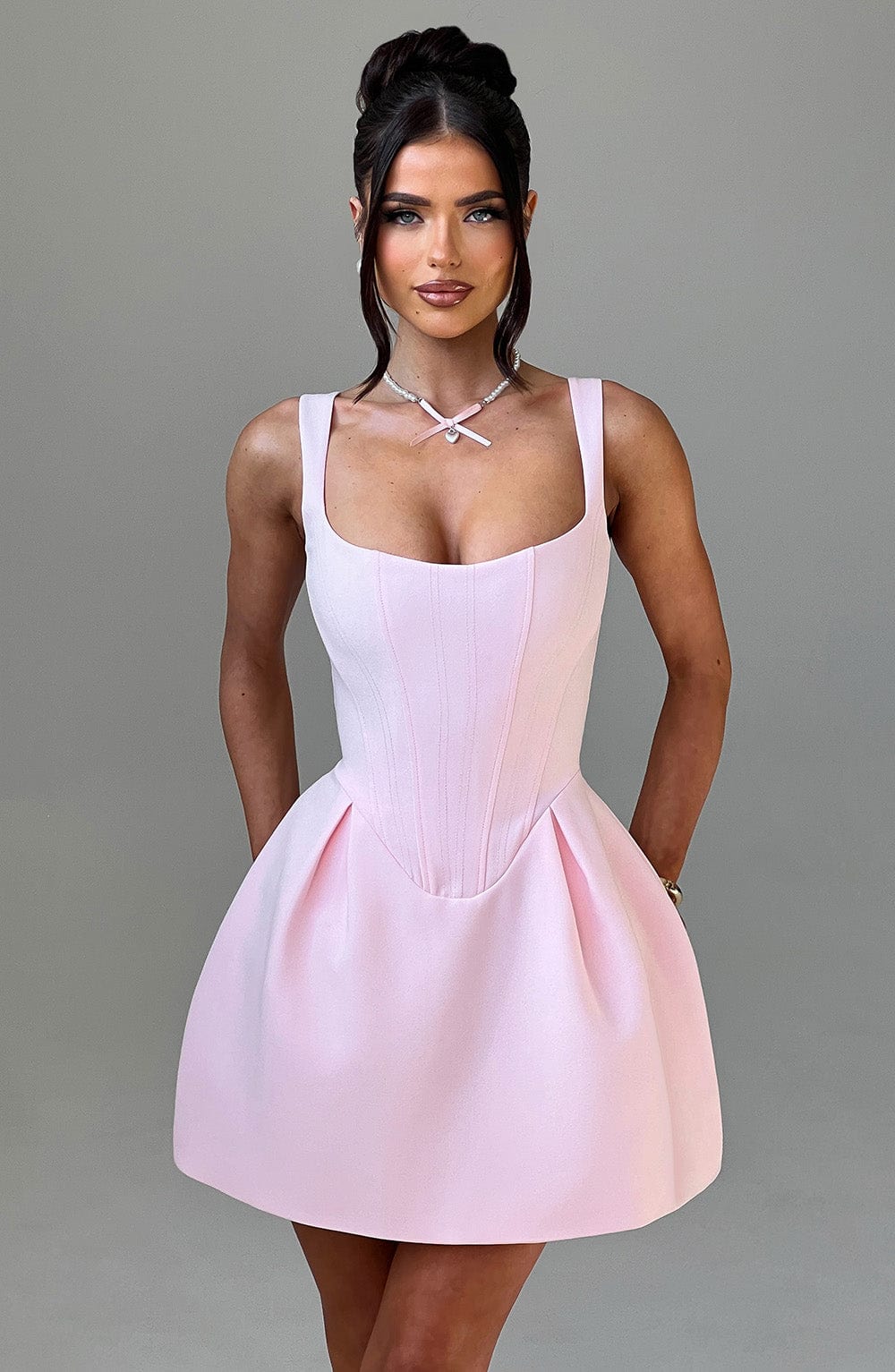 JANIYAH MINI DRESS - BLUSH