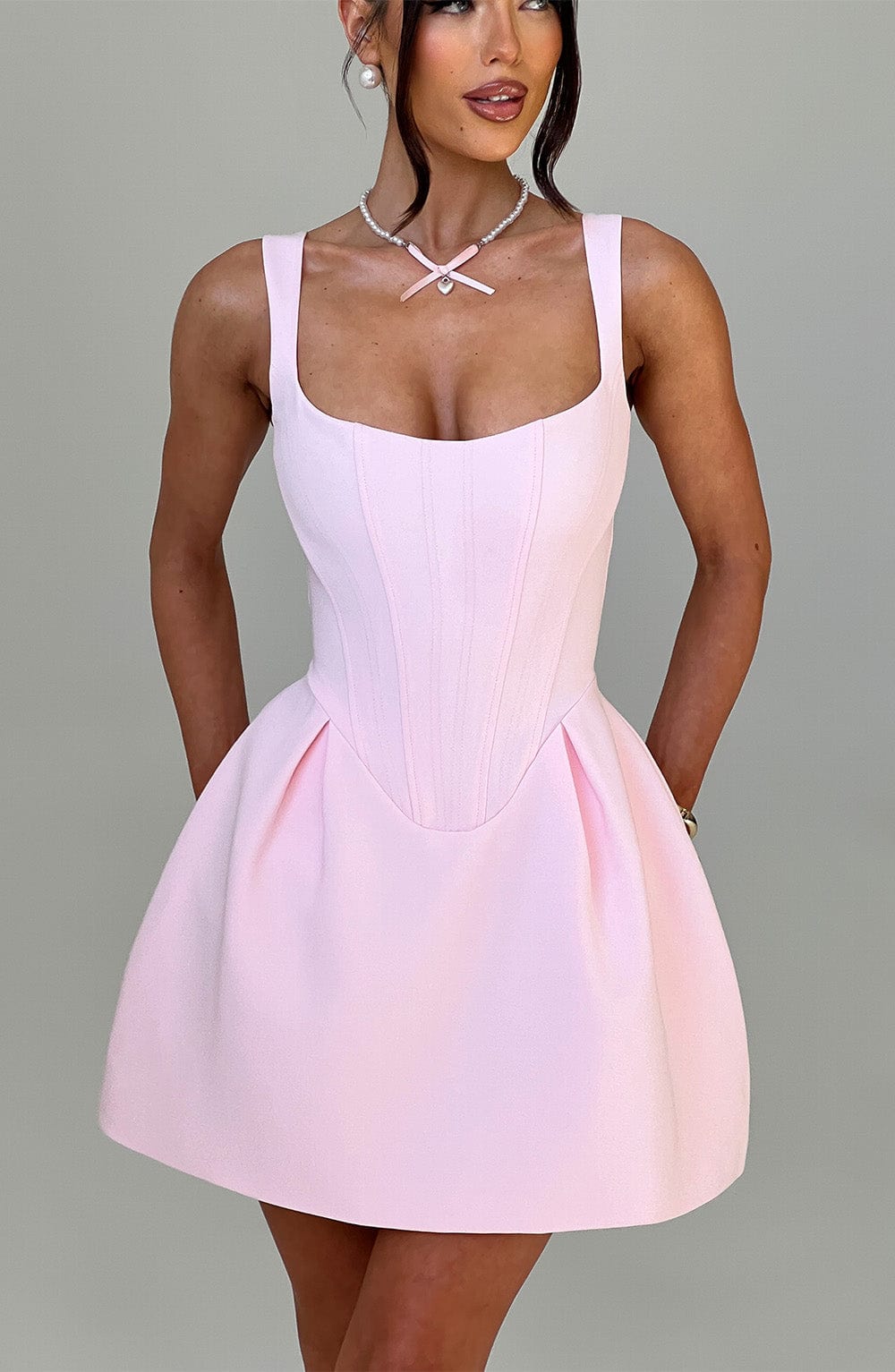 JANIYAH MINI DRESS - BLUSH