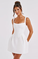 JANIYAH MINI DRESS - IVORY