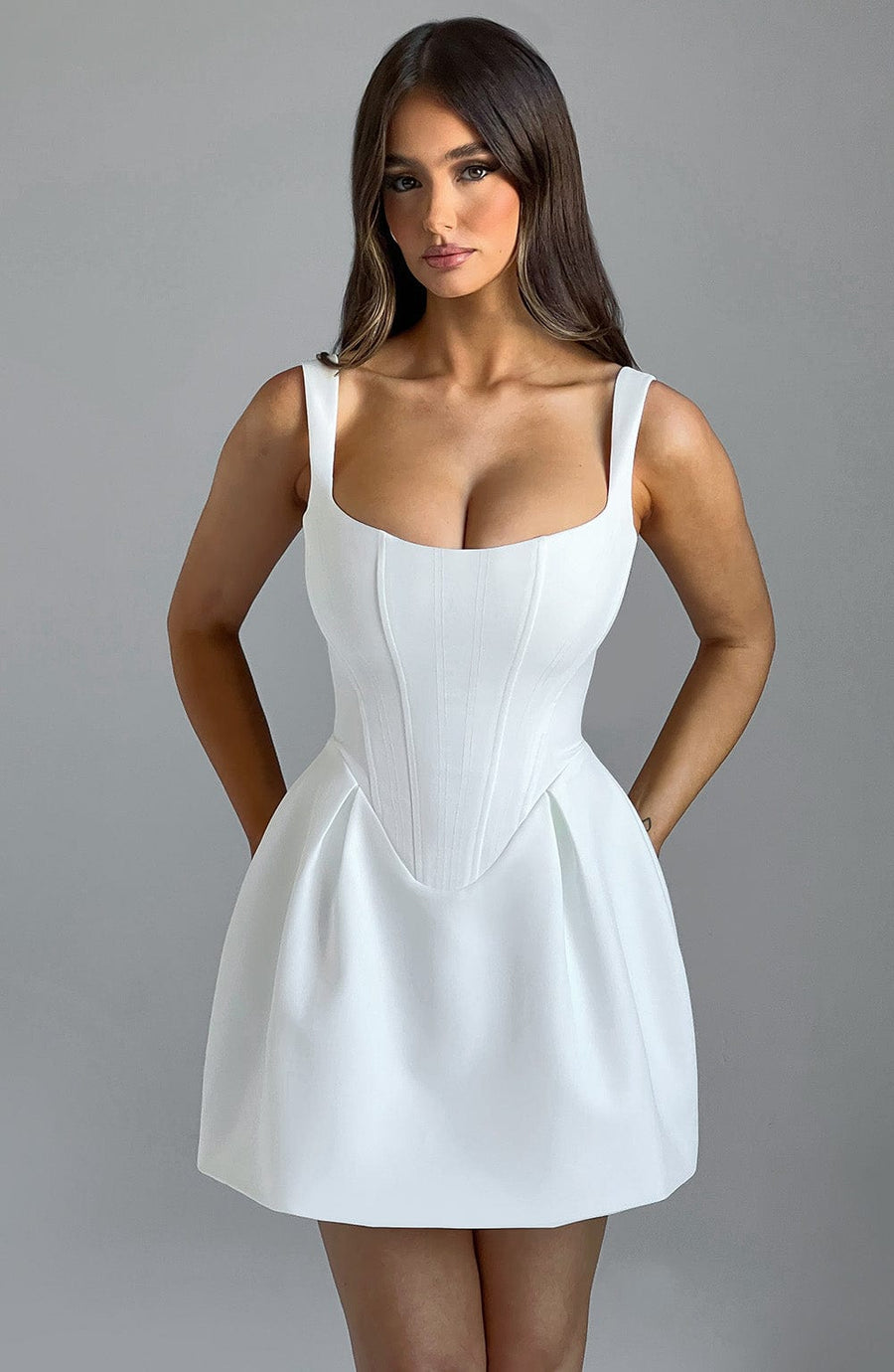 MINIVESTIDO JANIYAH - MARFIL