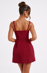 JANIYAH MINI DRESS - WINE