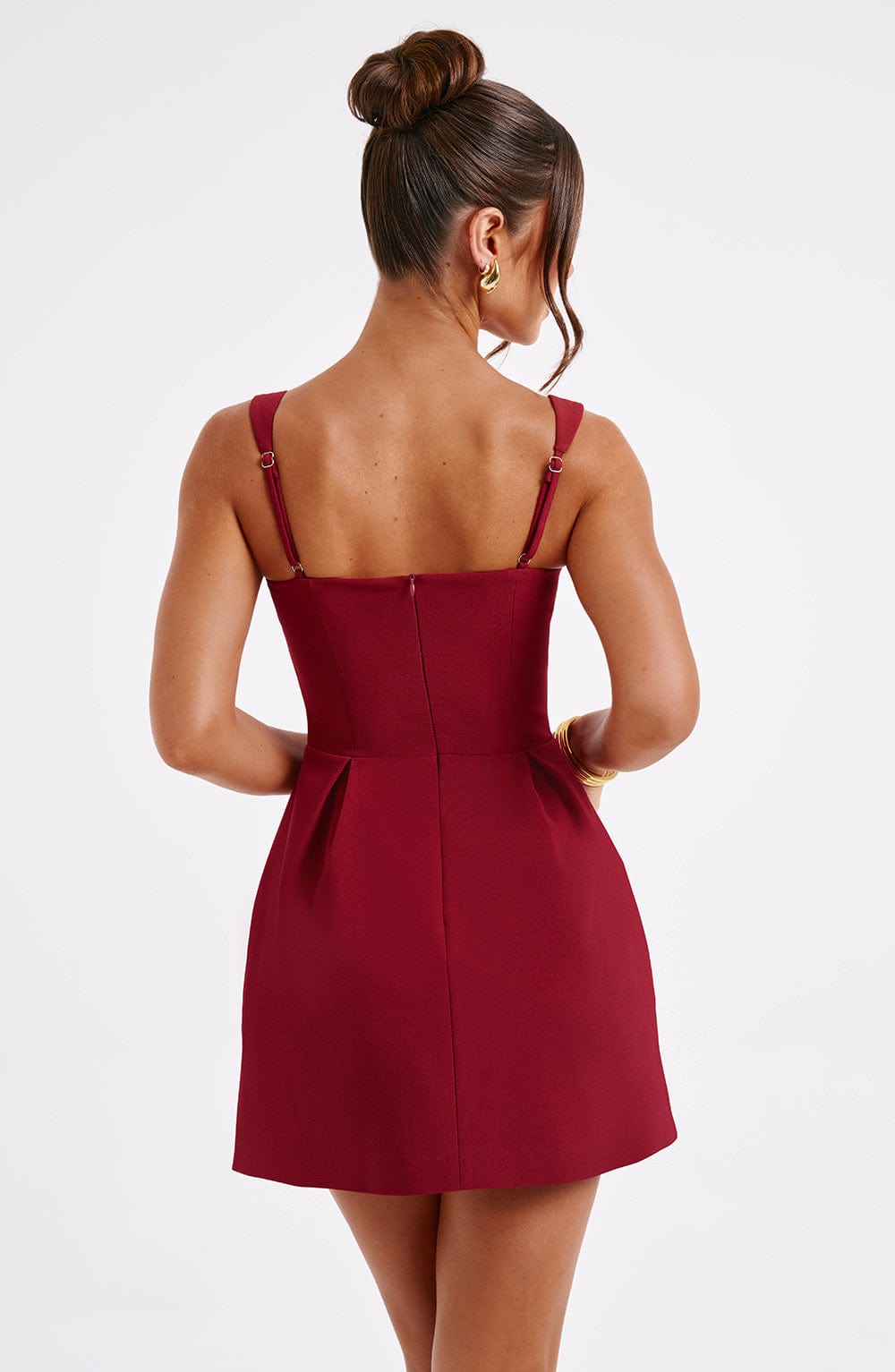JANIYAH MINI DRESS - WINE