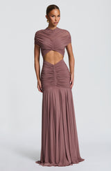 JAYA MAXI DRESS - DUSTY ROSE