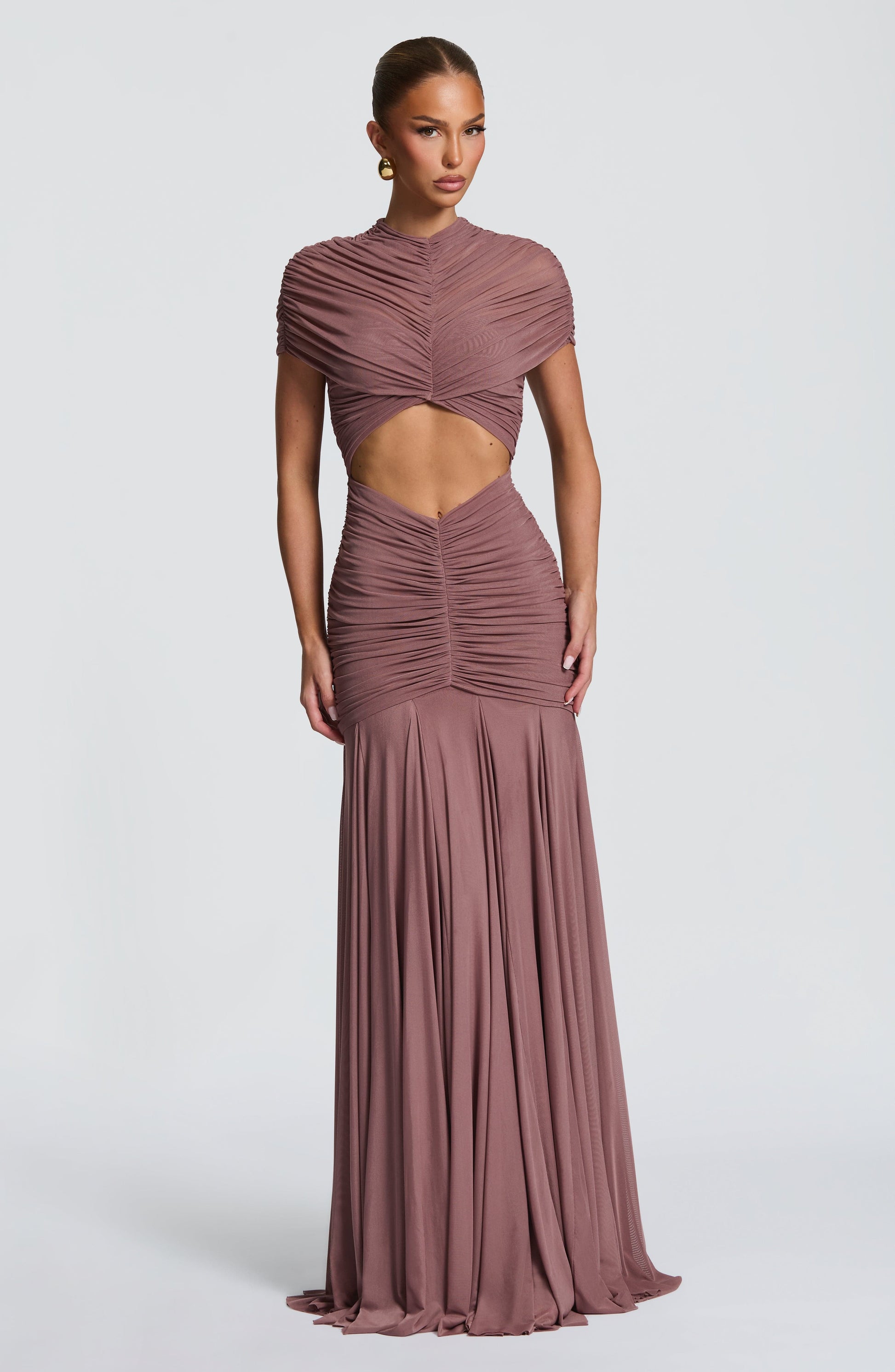 JAYA MAXI DRESS - DUSTY ROSE