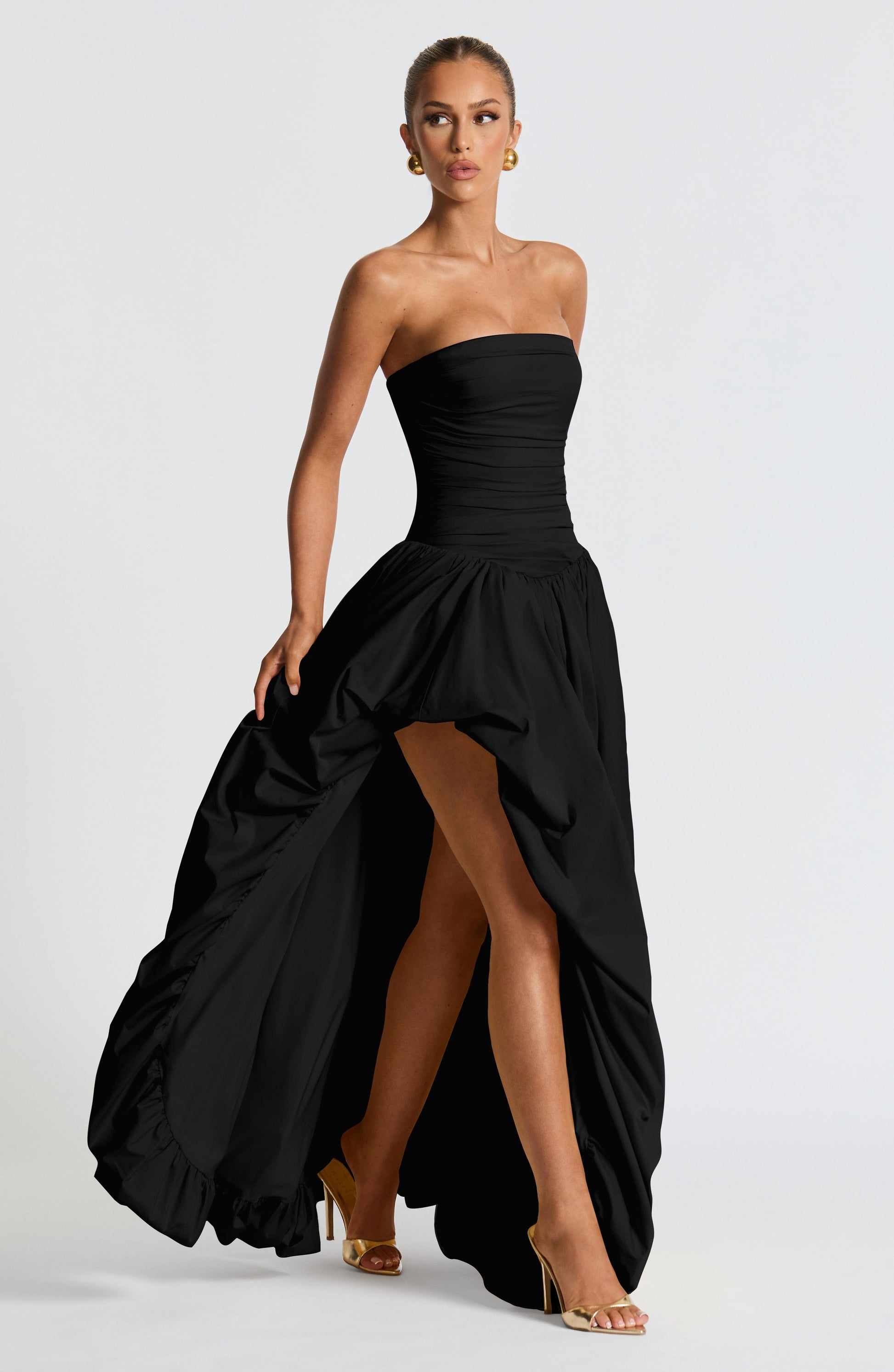 JILLIAN MAXI DRESS - BLACK
