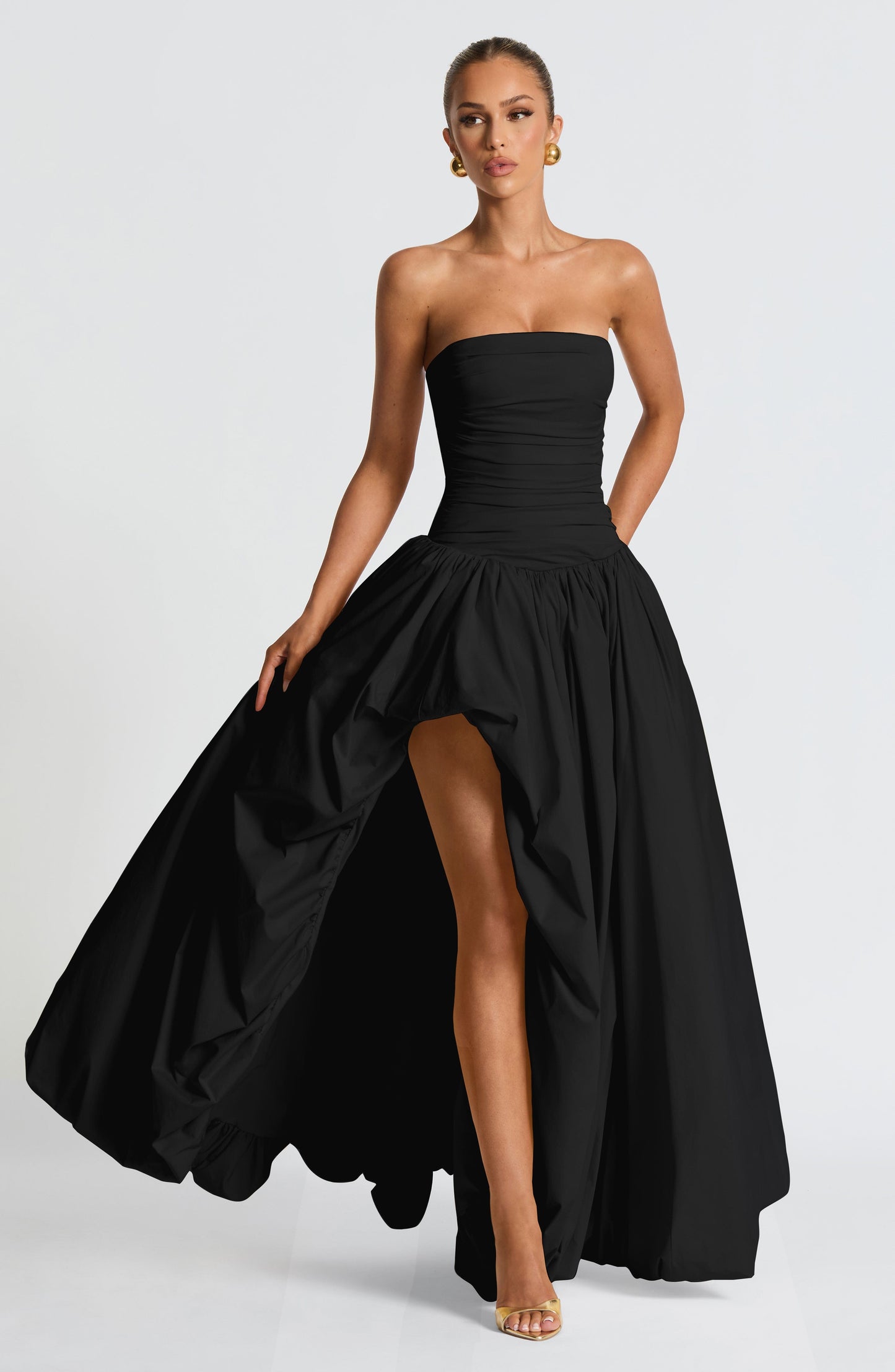 JILLIAN MAXI DRESS - BLACK