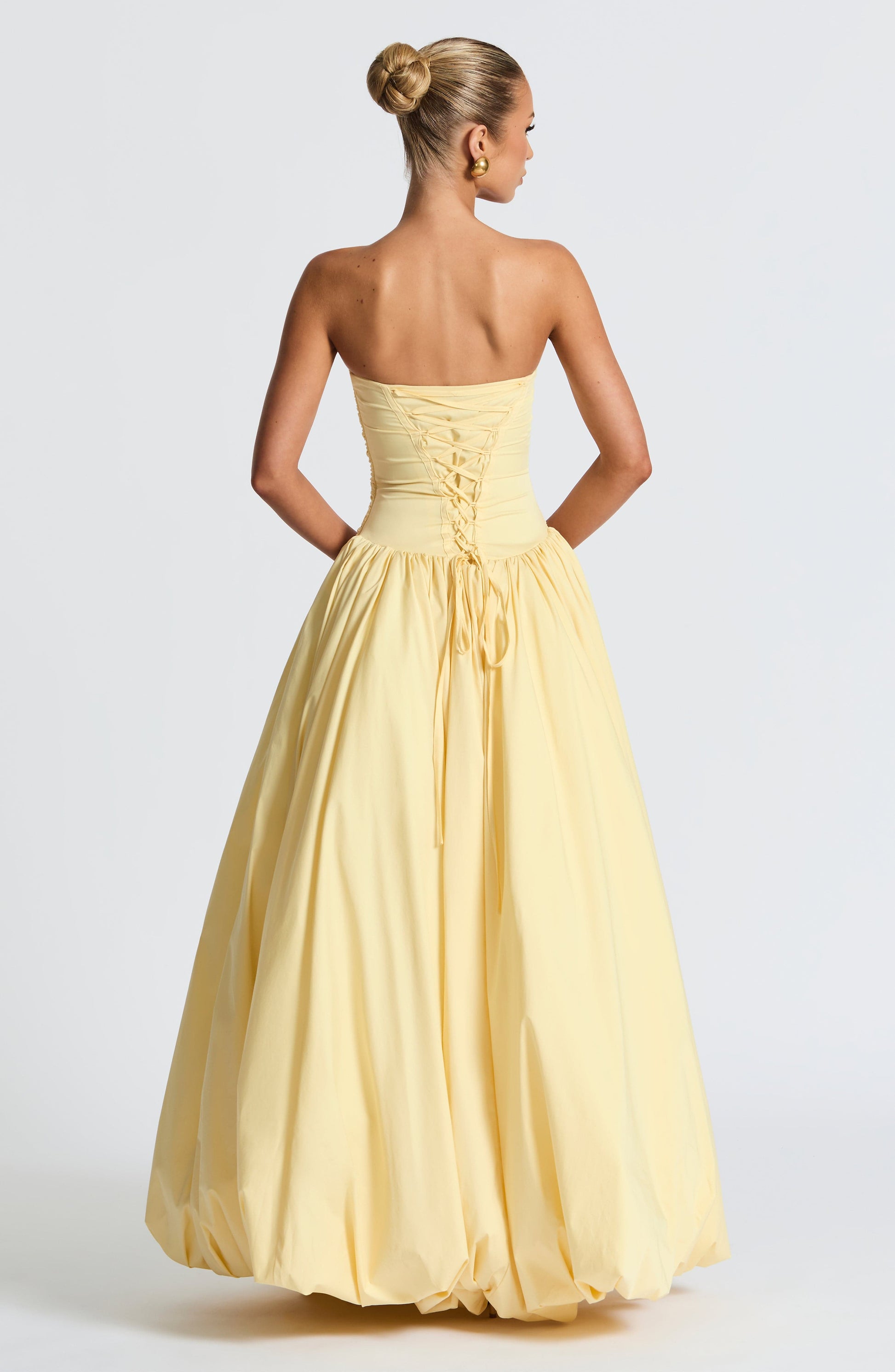 JILLIAN MAXI DRESS - LEMON