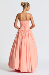 JILLIAN MAXI DRESS - PEACH