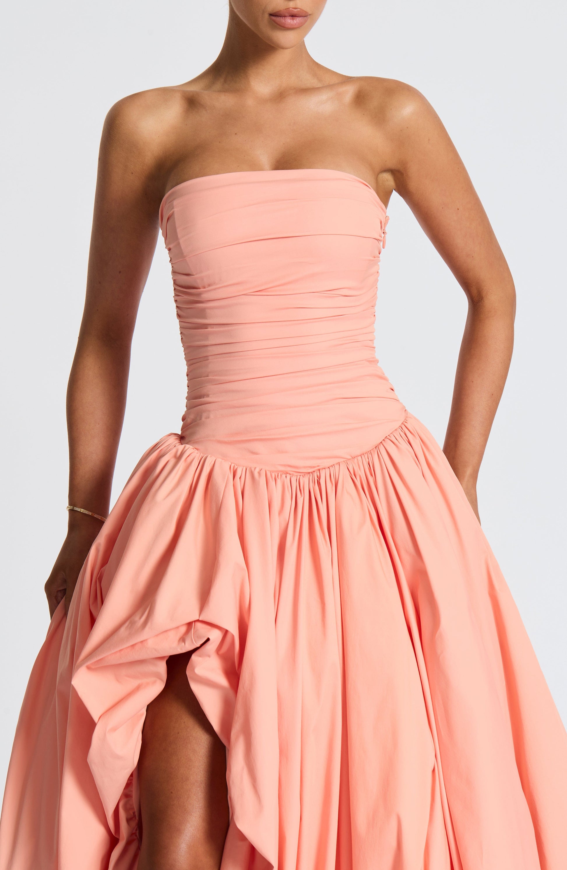 JILLIAN MAXI DRESS - PEACH