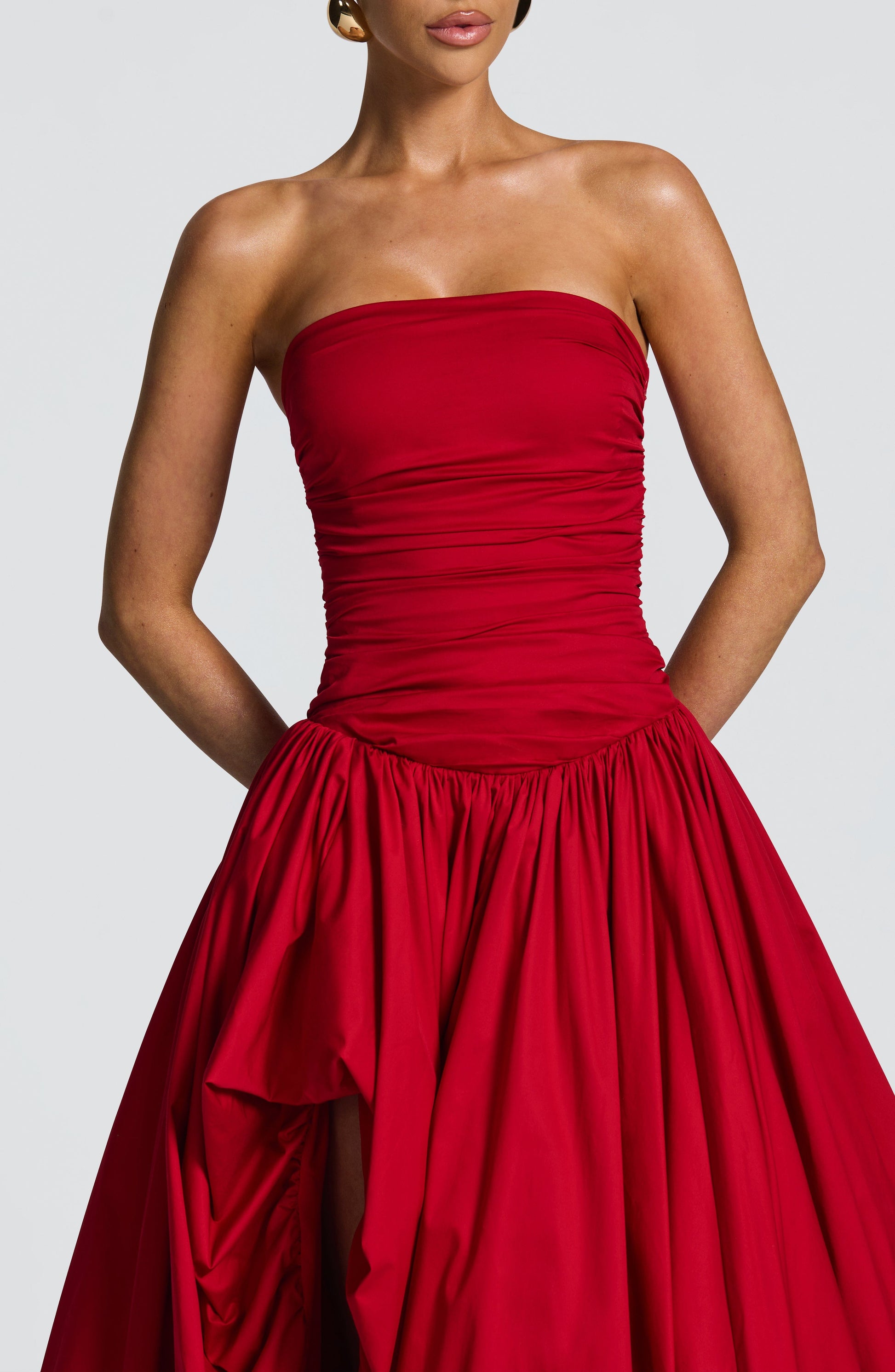 JILLIAN MAXI DRESS - RED