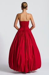 JILLIAN MAXI DRESS - RED