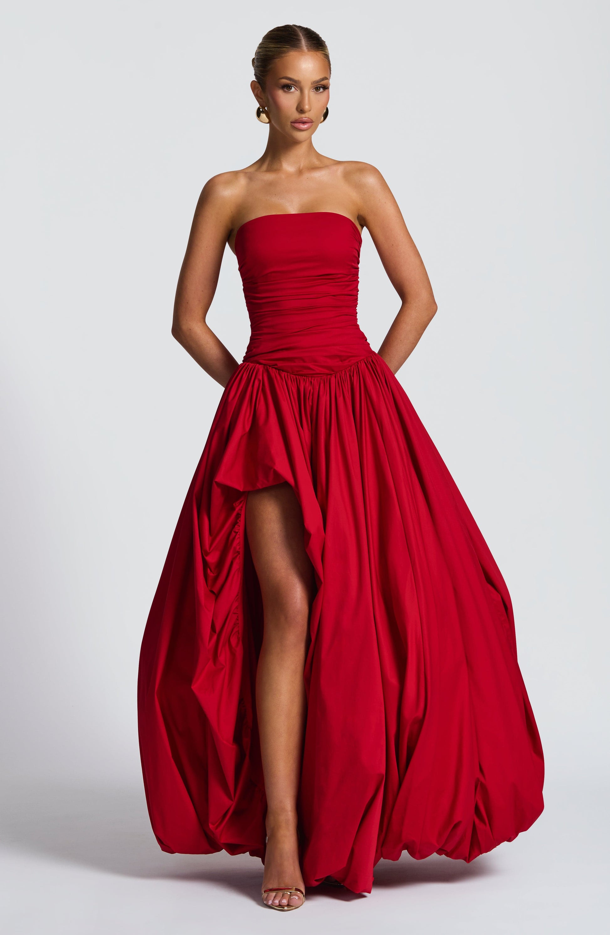 JILLIAN MAXI DRESS - RED
