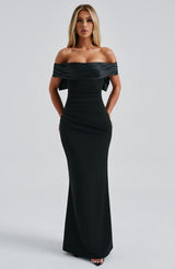 JOANNA MAXI DRESS - BLACK